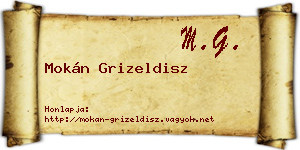 Mokán Grizeldisz névjegykártya